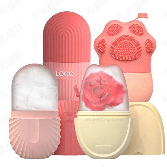 RevivalICEROLL - 2-IN-1 Silicone Ice Roller Mold Mini Portable Face Cleansing Tool Cold