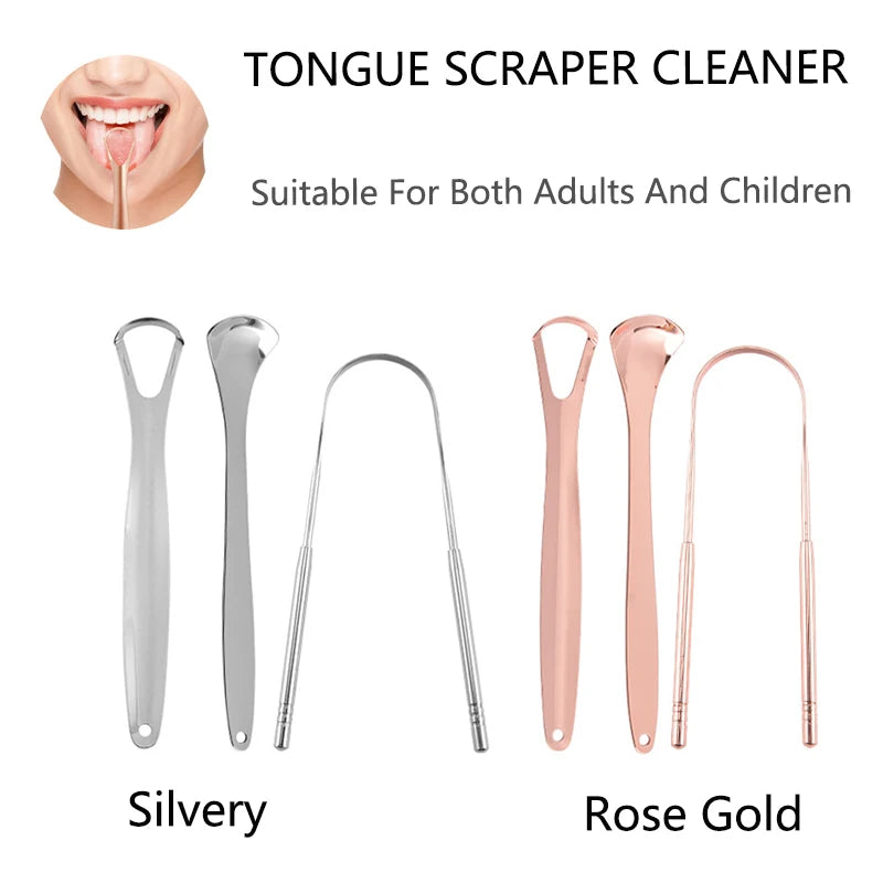 RevivalSCRAPER 2.0 - Stainless Steel Tongue Scraper - Oral Health and Wellness Cleaner + Travel Case